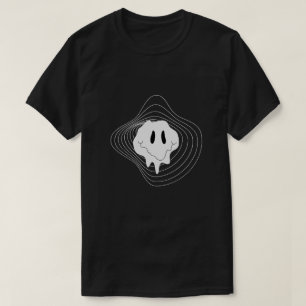 Mystic Ripple Ghost - Modern Minimalist T-Shirt