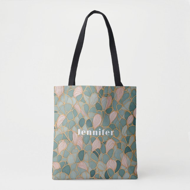 Mystic Scales: Pastel Fantasy  Tote Bag (Front)