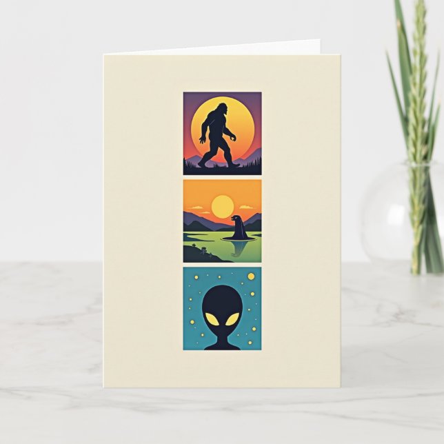 Mystic Silhouette Birthday Card (Front)