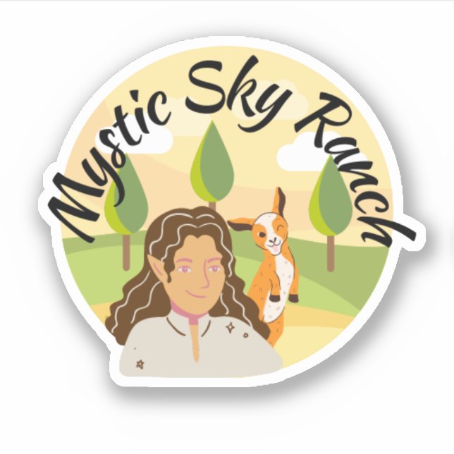 Mystic Sky Ranch Sticker (Front)
