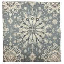 Mystic Snow Cotton Napkins (set of 4)