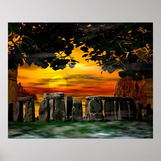 Mystic Stonehenge Poster (Front)