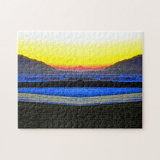 Mystic Sunset Double Vision  Jigsaw Puzzle (Horizontal)