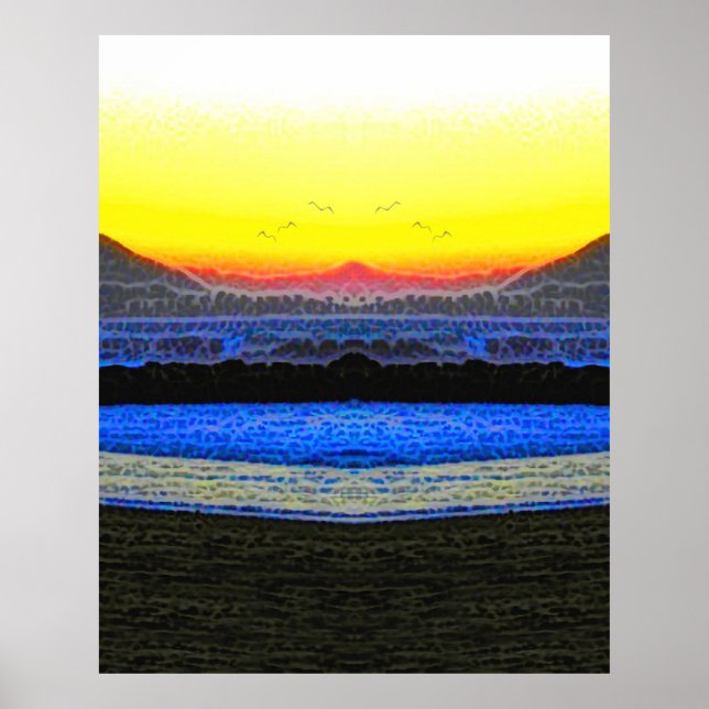 Mystic Sunset Double Vision  Poster (Front)