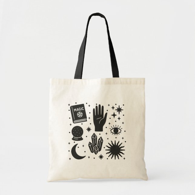 Mystic Symbols Tote Bag (Front)