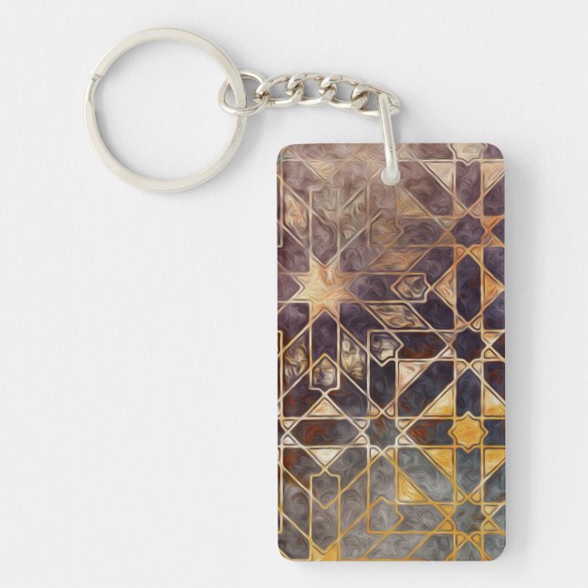 Mystic Tiles I Key Ring (Front)