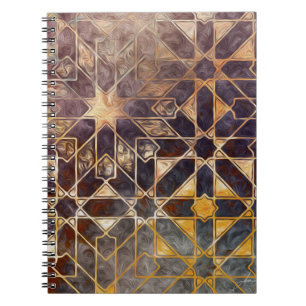 Mystic Tiles I Spiral Notebook