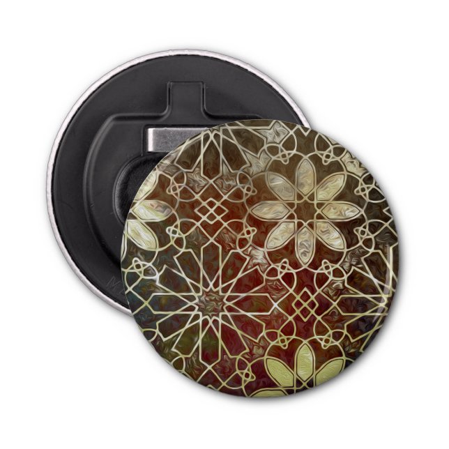 Mystic Tiles II Bottle Opener (Front)