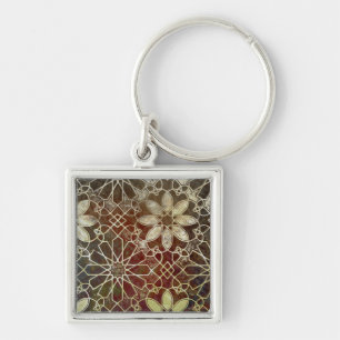 Mystic Tiles II Key Ring