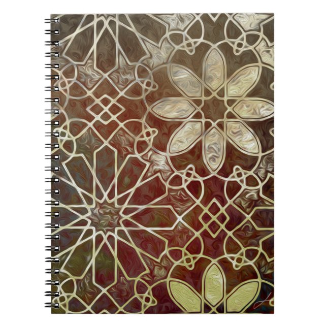 Mystic Tiles II Spiral Notebook (Front)