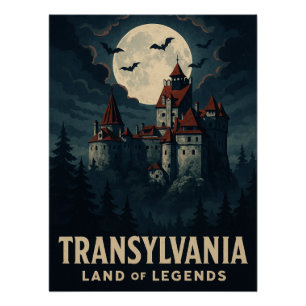 Mystic Transylvania – Dracula’s Castle Poster