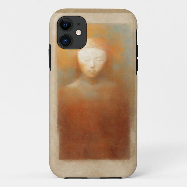 Mystic Veil Abstract Portrait Mobile Case (Back)