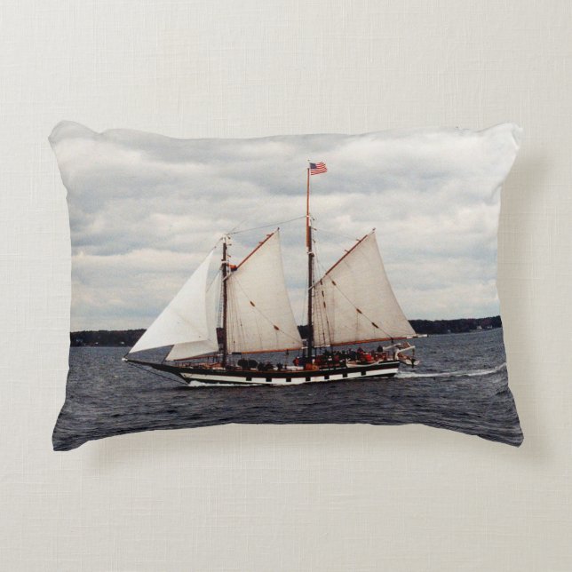 Mystic Whaler accent Pillow (Front)