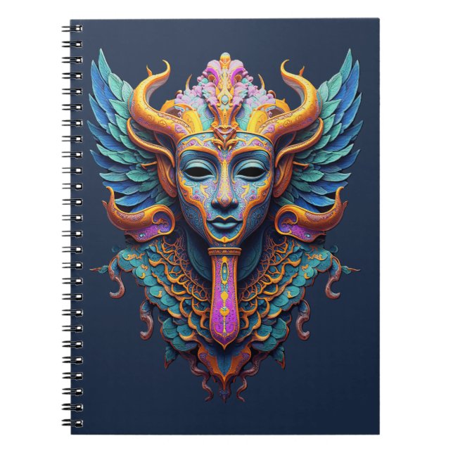 Mystic Winged Deity Notebook (Front)