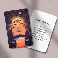 Mystic Woman Eye Dark Blue -Gold
