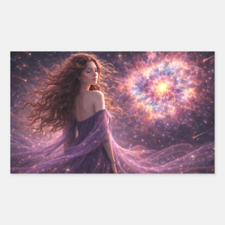 Mystic Woman Mail Stickers - Galactically Beautifu