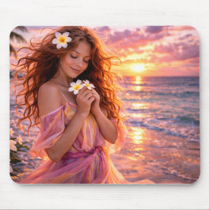 Mystic Woman Mousepad - Galactic Beauty