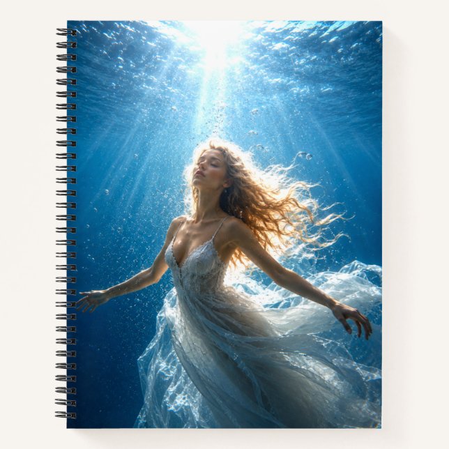 Mystic Woman Notebook – Your Space for Thoughts (Front)