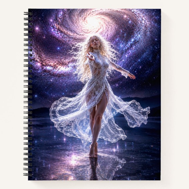 Mystic Woman Notebook – Your Space for Thoughts (Front)