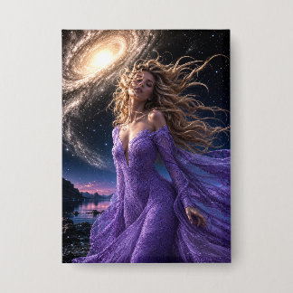 Mystic Woman Pin – Galactically Beautiful