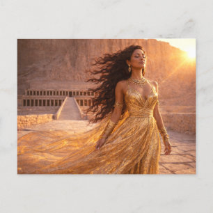 Mystic Woman Postcard - Galactic Beauty