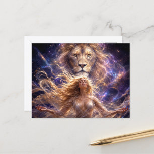 Mystic Woman Postcard – Galactic Beauty