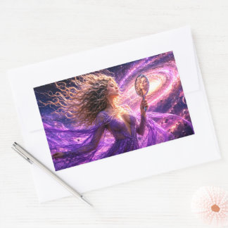 Mystic Woman Sticker – Galactic Beauty