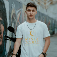 Mystic Zodiac Luxury Dark Purple Gold Astrology Sy