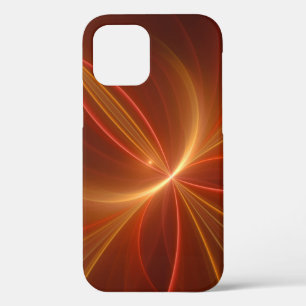 Mystical Abstract Fractal Art Modern Warm Colours iPhone 12 Pro Case