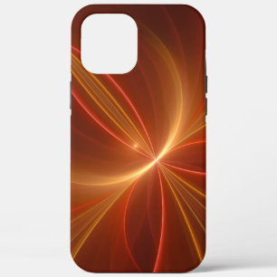 Mystical Abstract Fractal Art Modern Warm Colours iPhone 12 Pro Max Case