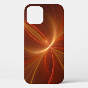 Mystical Abstract Fractal Art Modern Warm Colours iPhone 12 Pro Case