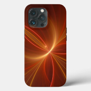 Mystical Abstract Fractal Art Modern Warm Colours iPhone 13 Pro Case