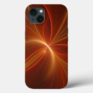 Mystical Abstract Fractal Art Modern Warm Colours iPhone 13 Case