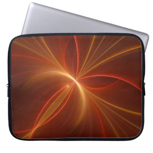 Mystical Abstract Fractal Art Modern Warm Colours Laptop Sleeve