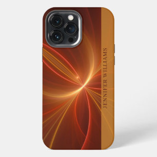 Mystical Abstract Fractal Modern Warm Colours Name iPhone 13 Pro Max Case