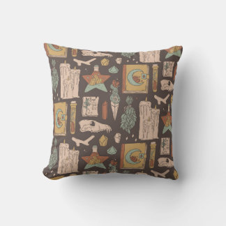 Mystical Alchemy Pattern Cushion