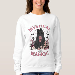 Mystical and Magical Cute Dark Ghost T-Shirt Desig Sweatshirt