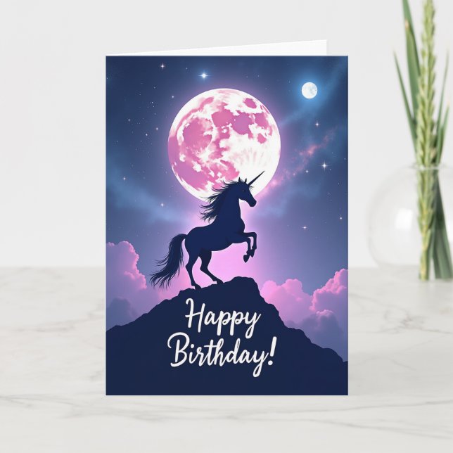 Mystical Birthday Moon Card (Front)