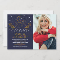 Mystical Birthday Navy Photo Moon Seance Spirits