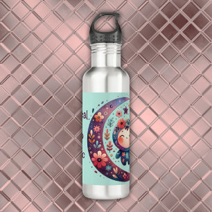 Mystical Boho Magic Maroon   710 Ml Water Bottle