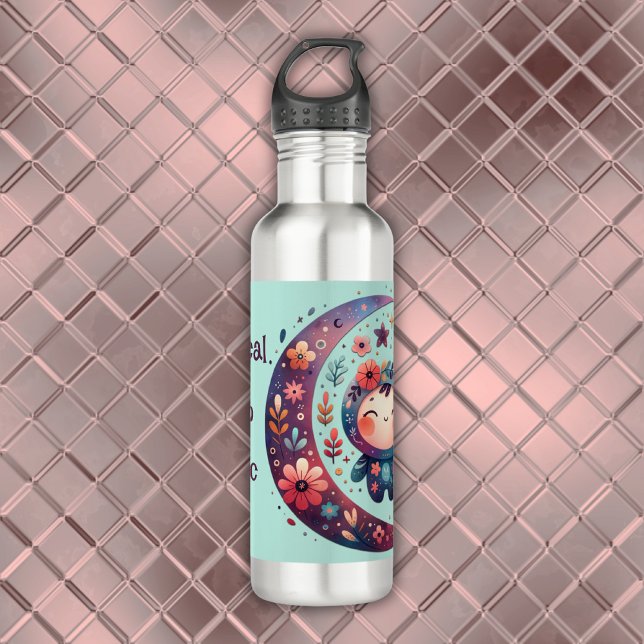 Mystical Boho Magic Maroon | 710 Ml Water Bottle (Creator Uploaded)