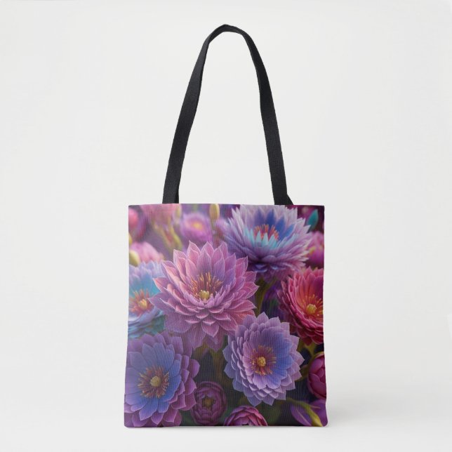 Mystical Bouquet Tote Bag (Front)