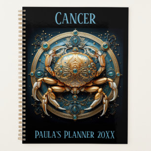 Mystical Cancer Zodiac Artwork Planner