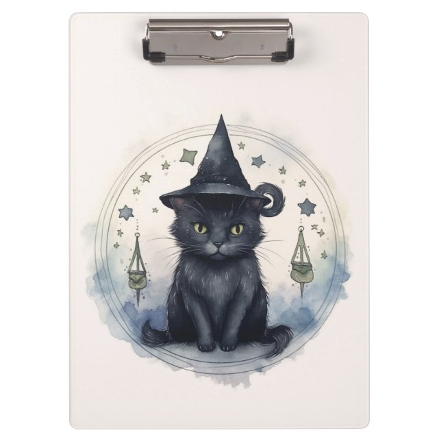 Mystical Cat Clipboard (Front)