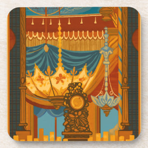 Mystical Ceiling Print from Brighton’s Music Room Coaster
