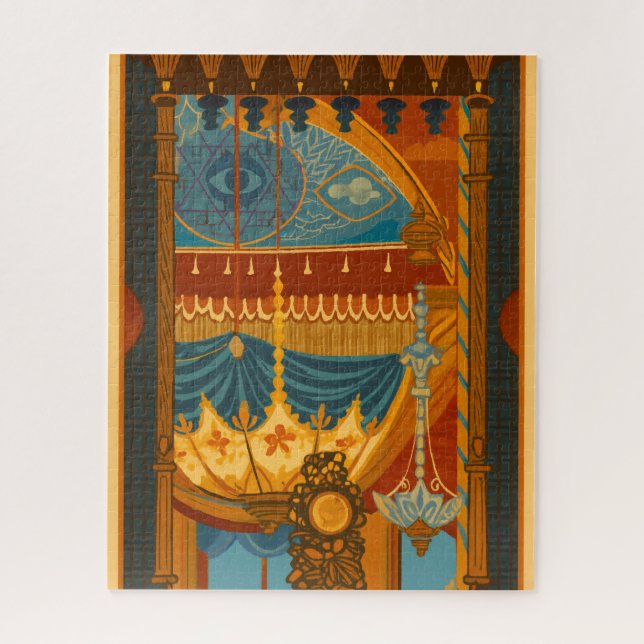 Mystical Ceiling Print from Brighton’s Music Room Jigsaw Puzzle (Vertical)