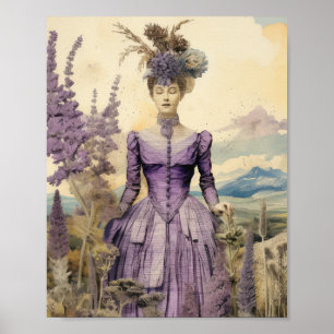 Mystical Celestial Art Poster Boho Witchy