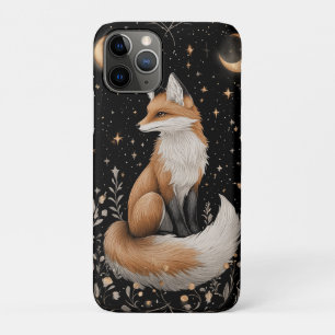 Mystical Celestial Fox and Flowers Case-Mate iPhone Case