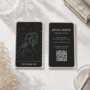 Mystical Celestial Makeup Artist Business Card