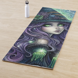 Mystical Celestial Witch Yoga Mat